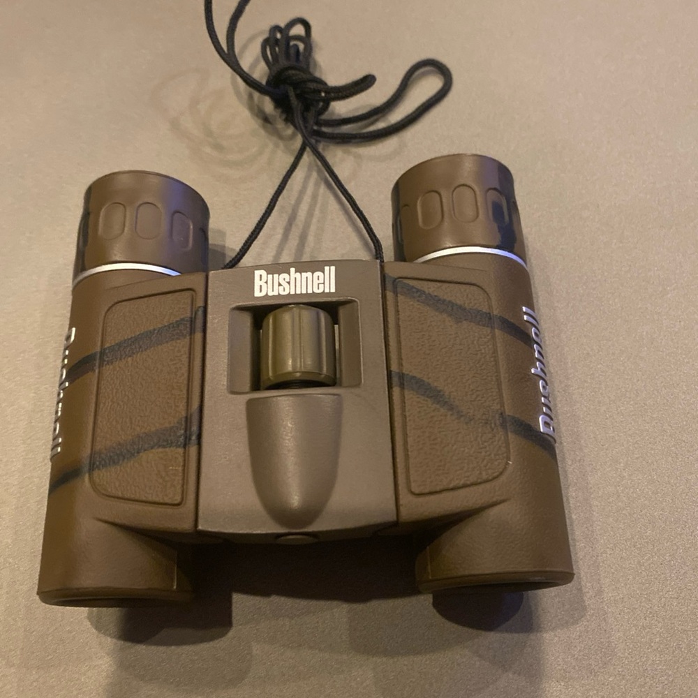 Bushnell 8X21 Camouflage Binoculars 378FT AT 1000 YDS Camo 8 x 21 W/Case. EUC